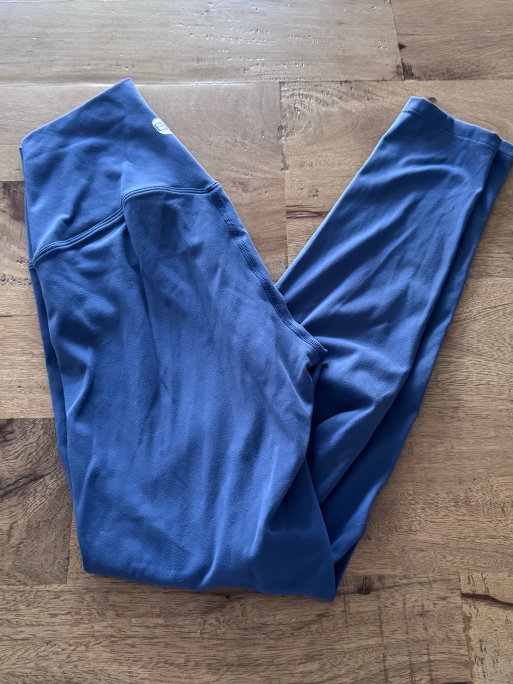 BF Her Blue Performance athleisure running gym legging sz medium